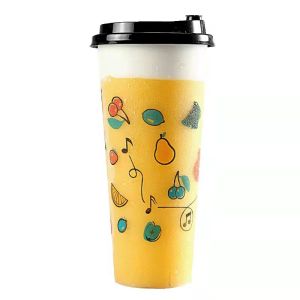 Oripack PP Plastic Bubble Tea Cup 360ml To 1000ml