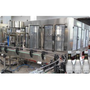 3 In 1 Soda Water Carbonated Filling Machine Beverage Bottling Equipment 2000
