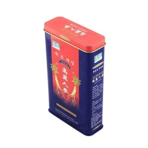 New Style White And Black Tin Candy Containers / Small Tin Containers ISO90001