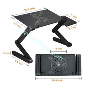 Cxfhgy Laptop Table Stand With Adjustable Folding Ergonomic Design Stand