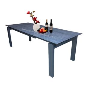 Buy cheap HPL Topped Extension Dining Table , Modern Rectangle Dining Table Adjustable from wholesalers
