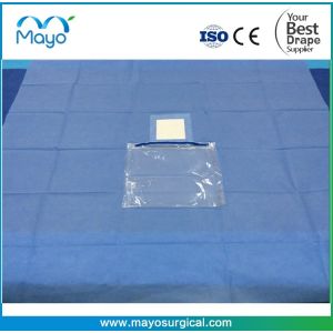 Disposable Surgical Eye Drape With Collection Pouch For Ophthalmology