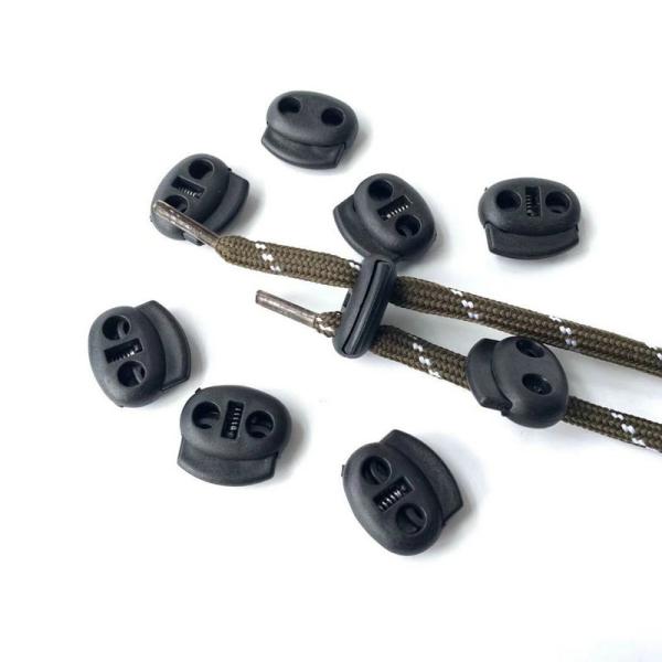 High quality Nylon Cord ender spring Rope toggle plastic stopper in colors for garment