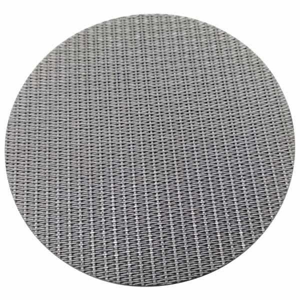 Quality SS Wire Mesh Disc Micron Mesh Screen Good Air Permeability for sale