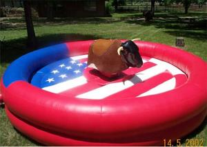 Wholesale Customized Inflatable Interactive Games , Rent Inflatable Rodeo Bull from china suppliers