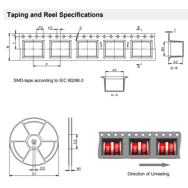 3RD-8S GDT Gas Discharge Tube Arresters 3 Poles Electrodes 75V-600V 20KA 8mmX10mm SMD Type GDT