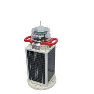 IALA AtoN 5NM Solar LED Marine Lantern Fiberglass With GPS Synchronized