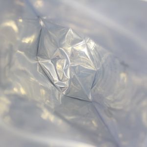 Glossy Surface Medium Rectangle Custom Zipper Bag Waterproof Free Samples