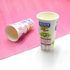 4oz 5oz Frozen Yogurt Paper Cups Ice Cream Foil Seal Lid Odorless