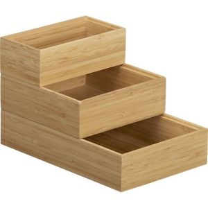 2016 newest bamboo drawer organizer storage tray
