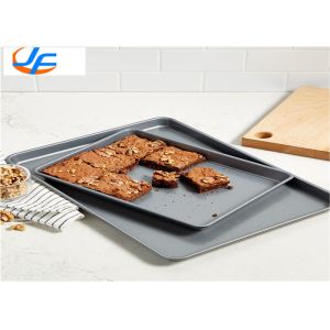 RK Bakeware China 16 Gauge 1.2mm Aluminium Nonstick Sheet Pan / Non Stick Baking