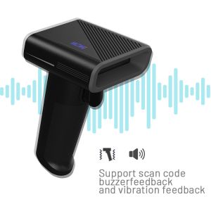 2.4G Wireless Usb Handheld Laser Barcode Label Scanner Reader With Cradle for