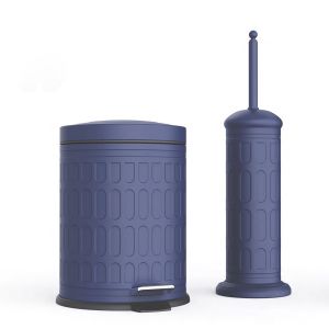 Convenient Rolling Cover Foot Pedal Bin Stainless Steel Trash Can for Neat and