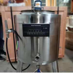 SS304 Milk Small Tunnel Pasteurizer Batch Pasteurizer Machine