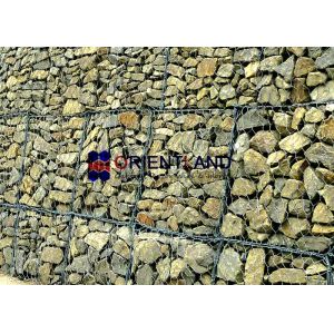 Wholesale Flexible Tough Woven Mesh Gabion Wall Baskets For River And Canal Training Works from china suppliers