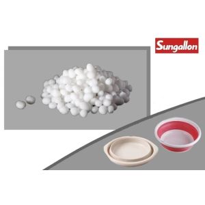 TPE Granules Thermoplastic Elastomer Material Portable Foldable Bucket Easily