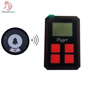 Wholesale wireless calling system call button transmitter and portable pager from china suppliers