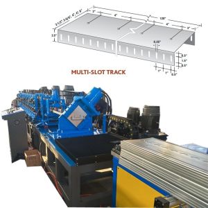 MULTI-SLOT TRACK profile rolling forming machine