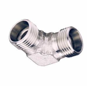 Pipe Lines Connect High Pressure Hydraulic Elbow Fitting Carbon Steel 90 Degree