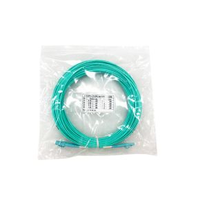 LC To LC OM3 Duplex MultiMode Aque Blue LSZH Optic Fiber Patch Cord Optic Fiber