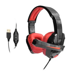 3.5mm Stereo Gaming Headphones Usb Over Ear Wired Computer Headset for xbox pc