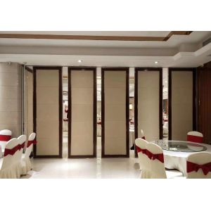 Movable Panel Library School Sliding Folding Partition Walls 4000 MM Height