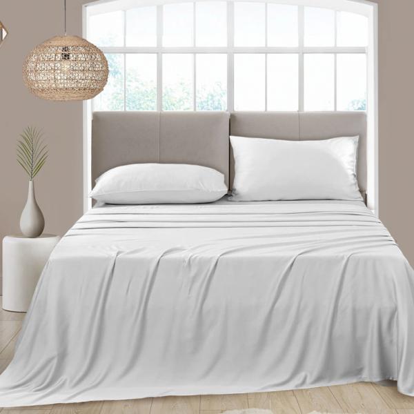 Plain Dyed Cotton Lyocell 300T Sheet Set Luxurious Softness for Your Wedding Bedding