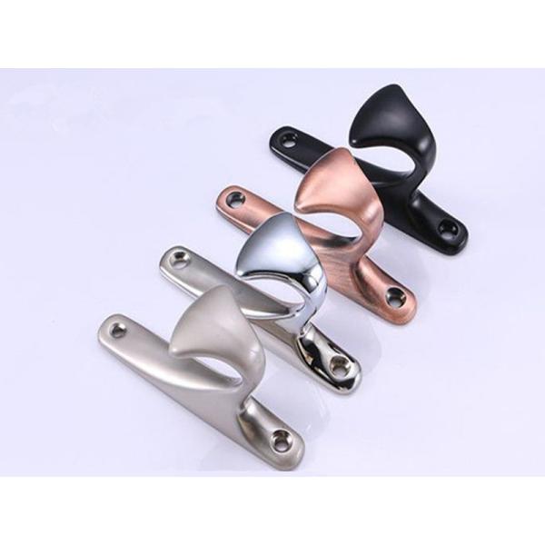 Silver Cloth Hanging Hooks , Zinc Alloy Wall Mounted Coat Hooks Classical Jacket Hander Hooks