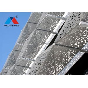 China OEM Perforated Aluminium Sheet Wall Cladding Panels With Excellent Decoration Effects on sale