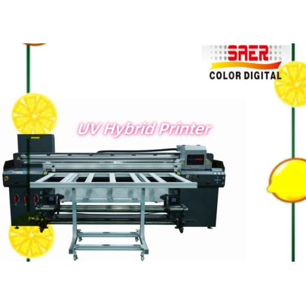 Quality Multicolor Digital Printing Plotter Roll To Roll And Flatbed UV Inkjet Printer for sale