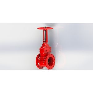 Flange Grooved Type Resilient Seated UL FM Gate Valve With High - Grade Rubber