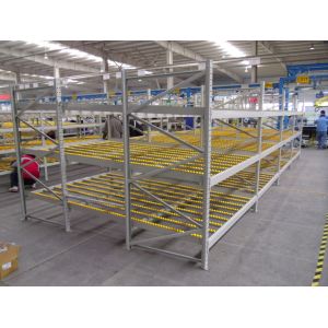 Wholesale Powder Coated Galvanized Carton Flow Rack Heavy Duty With Rollers from china suppliers