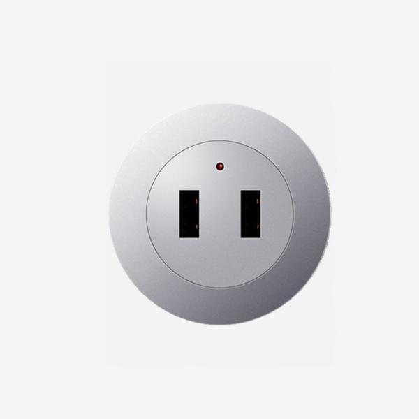 1A Rated Current Embedded USB Type A and Type C Socket for Household Appliance Charging