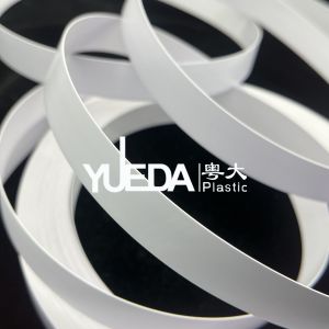 White Edge Banding Strips Office Desk Edge Banding High Flexibility Wear