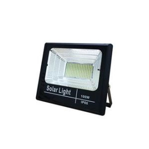 Rechargeable Solar LED Flood Lights 60W 200W White Color For Garden Street