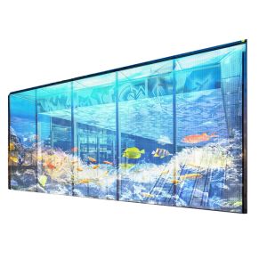 Wholesale LED Flexible Transparent Film Screen with High Transparency, LED Smart Film with Foldable &amp; Lightweight for Glass Wall from china suppliers