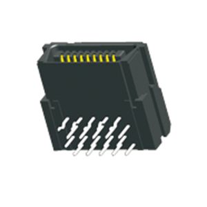 Male Right Angle 1.27mm Scsi Drive D Type 40P Pcb IO Connector