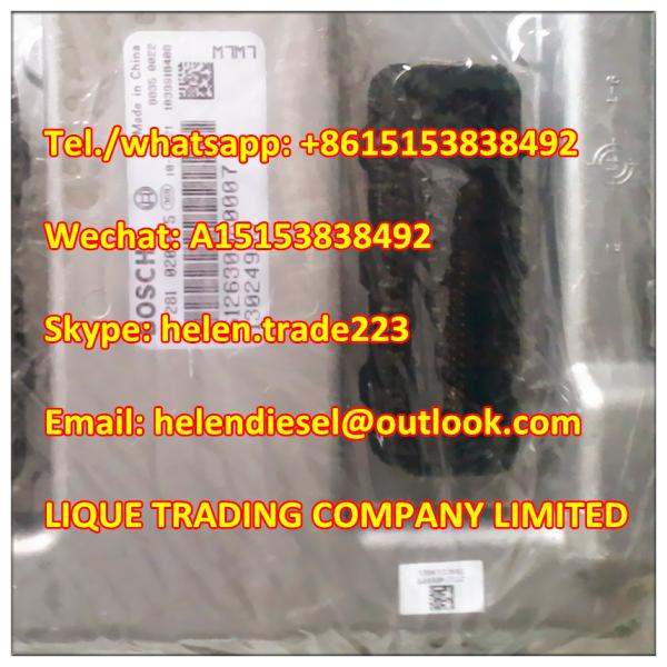 BOSCH 100% original ECU 0281020075 , 0 281 020 075 engine control unit , 612630080007 WEICHAI /wei chai