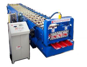 Wholesale Colored Steel Roofing Sheet Roll Forming Machine Corrugated Steel Sheet Making Machine from china suppliers