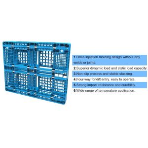 Light weight one time plastic pallets for transport and storage, Heavy duty