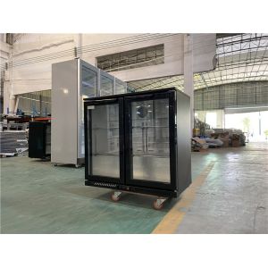 Two Doors Back Bar Under Counter Display Beer Cooler