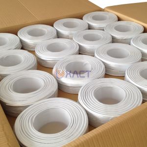 PVC Insulation Stranded Bare Copper Conductor 2x0.22mm2 Shielded Alarm Cable for