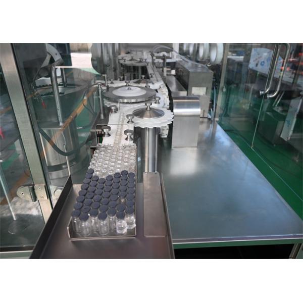 Quality Automatic Vial Filling Line For Lyophilized Powder With Ultrasonic Washing, Hot Wind Oven Drying With Peristaltic Pump for sale
