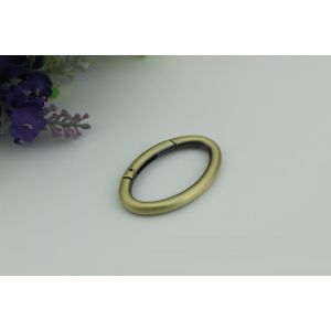 Good Quality Alloy 38 MM Hanging Brush Anti Brass Color Metal O Spring Gate