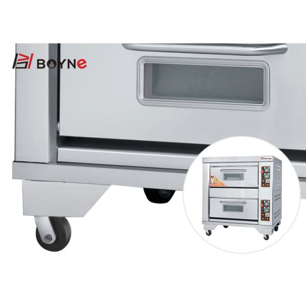 Stainless Steel Bakery Deck Oven Electirc Two Deck For Hotel
