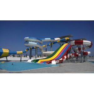 Outdoor Water World Park Swimming Pool Equipment Slides