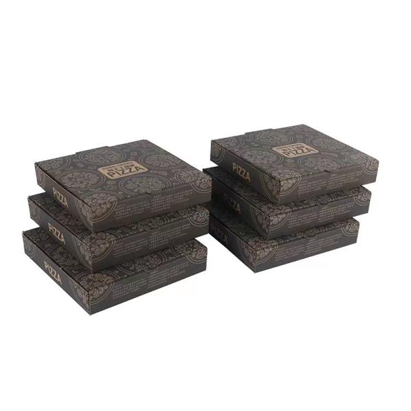 Custom Eco Friendly Disposable Food Packaging Boxes Hamburg Pizza Box Manufacturers CMYK/Pantone Printed