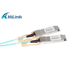 5m Active Optical Cable AOC Cable 200G QSFP56 SR4 To 2xQSFP56 SR2 850nm