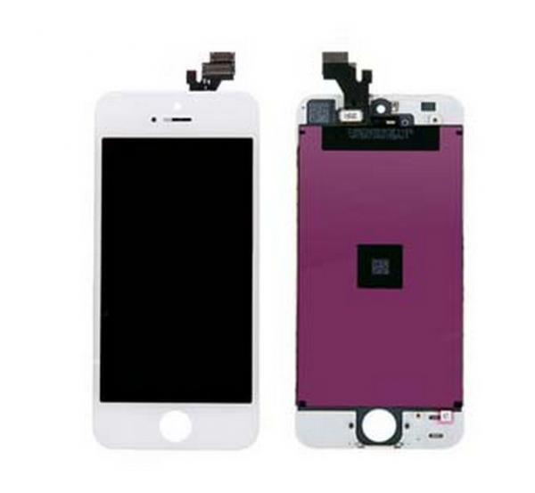 Quality Tempered Iphone 5 Iphone LCD Screen Full Complete Set Display Replacement White for sale