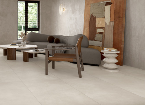 600*1200mm Cement Look Porcelain Tile Matte Rectangular Yellow Ceramic Wall Tile